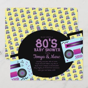 Invitation de musique de fête pour bébé Hip Hop