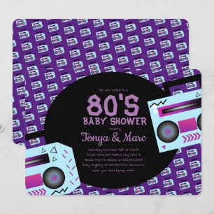 Invitation de musique de fête pour bébé Hip Hop