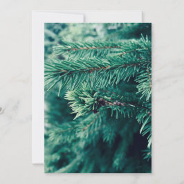 Invitation de Noël avec sapin de Noël