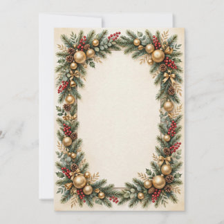 Invitation de Noël élégante