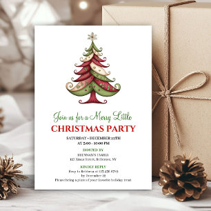 Invitation de Noël élégante et minimaliste