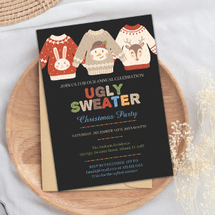 Invitation de Noël moche