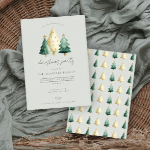 Invitation de Noël moderne
