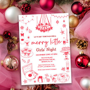 Invitation de Noël pour une joyeuse petite fête