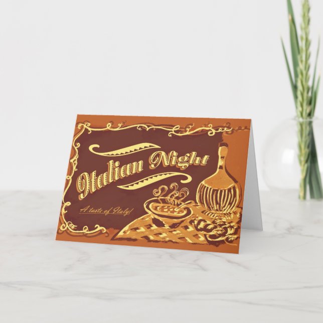 Invitation de nuit italienne (Devant)