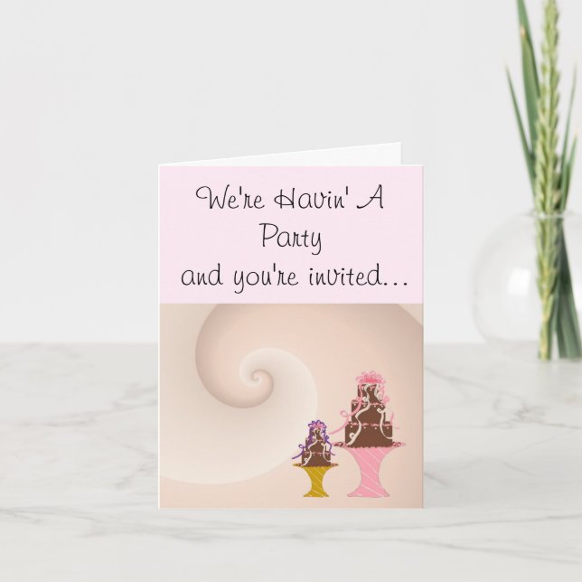 Invitation de parti (Devant)