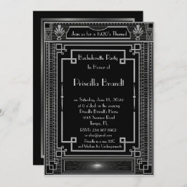 Invitation de partie de Bachelorette, grand