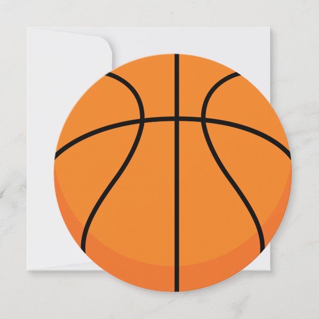 Invitation de partie de basket-ball de thème de (Devant)