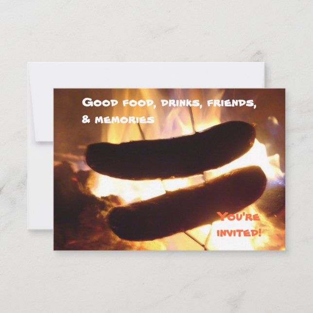 Invitation de partie de célébration d'été (Devant)