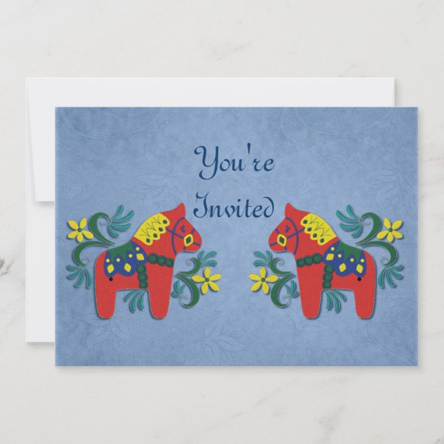 Invitation de partie de cheval de Dala (Devant)