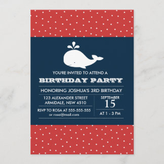 Invitation de partie de garçon d'anniversaire de