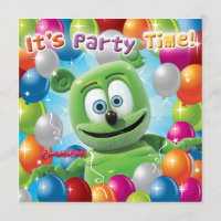 Invitation de partie de Gummibär (l'ours gommeux)