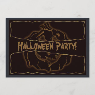 Invitation de partie de Halloween