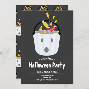 Invitation de partie de Halloween de l'enfant de