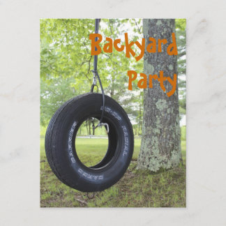 Invitation de partie de jardin