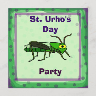 Invitation de partie de jour de St Urho avec la