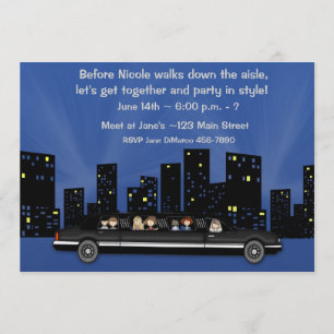 Invitation de partie de limousine de Bachelorette
