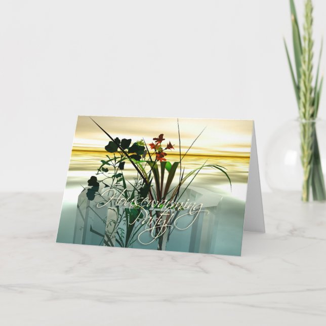 Invitation de partie de pendaison de crémaillère (Devant)