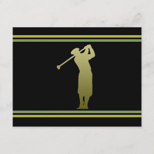 Invitation de partie de sortie de golf