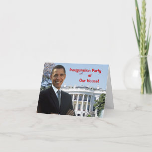 Invitation de partie d'inauguration d'Obama