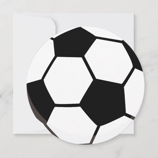 Invitation de partie du football du football | de (Devant)