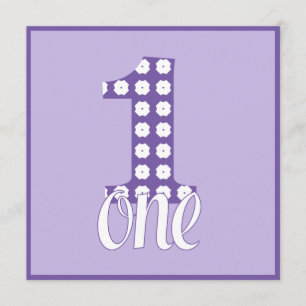 Invitation de partie du pourpre un