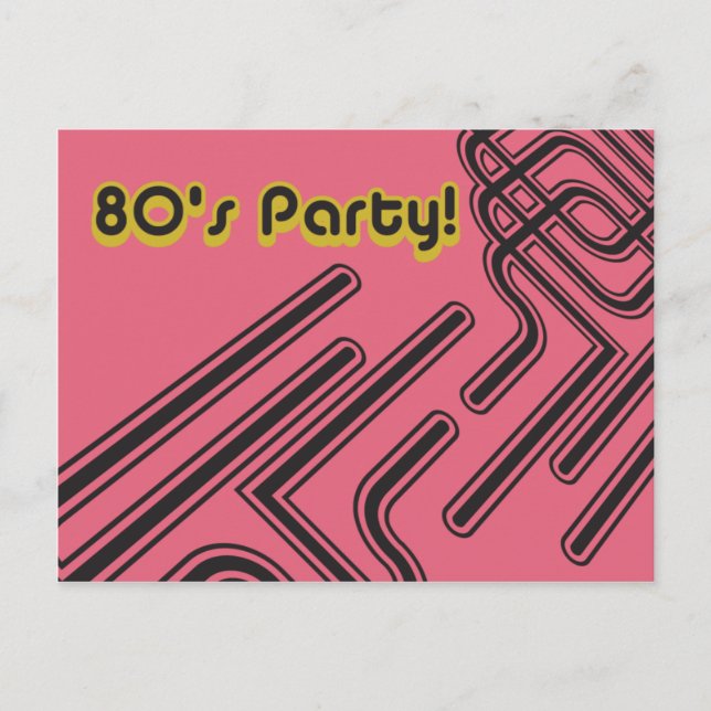 Invitation de partie personnalisable dans les anné (Devant)