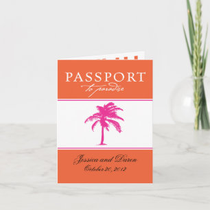 Invitation de passeport de mariage au Mexique