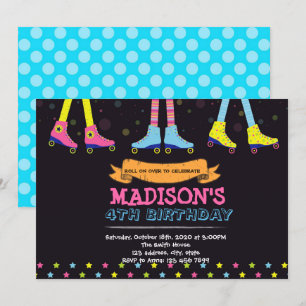 Invitation de patin de rouleau