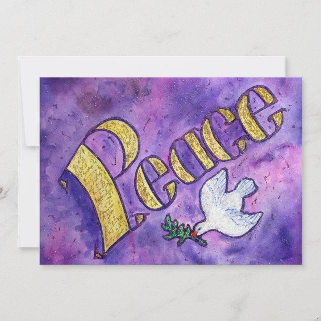 Invitation de Peace Dove (Devant)