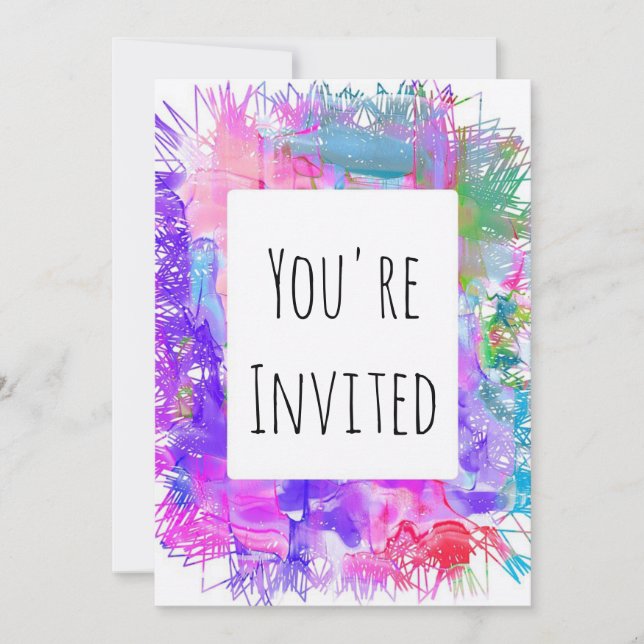 invitation de peinture (Devant)