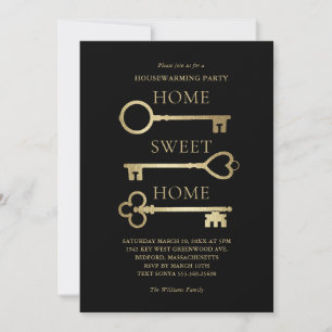 Invitation de pendaison de crémaillère Maison Douc
