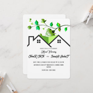 Invitation de pendaison de crémaillère modifiable,