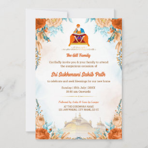 Invitation de pendaison de crémaillère pour Sri Su