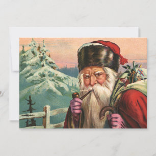Invitation de Père Noël alpine