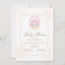 Invitation de perle modifiable