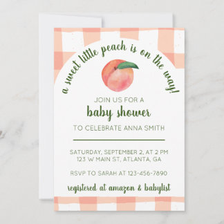 Invitation de petit Baby shower doux