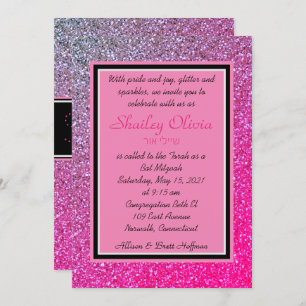 Invitation de Pink Sparkles