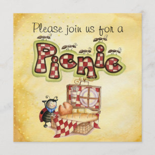 invitation de pique-nique