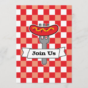 Invitation de pique-nique de BBQ