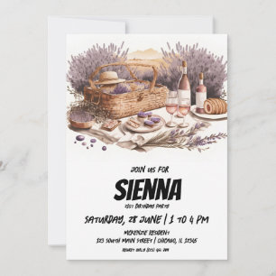 Invitation de pique-nique d'été