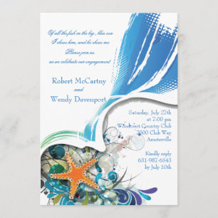 Invitation de poissons d'étoile