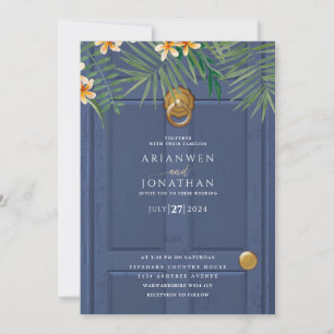 Invitation de porte de mariage