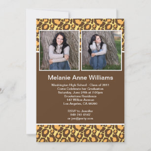 Invitation de Poster de animal
