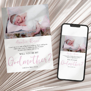 Invitation de proposition de marraine de photo mod