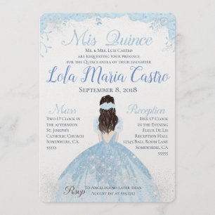INVITATION DE QUINCEANERA