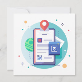 Invitation de réalité augmentée interactif