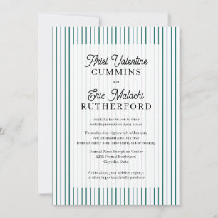 Invitation de réception de mariage rustique de cam