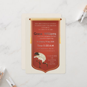 Invitation de Remise de Cadeaux de Mariage Élégant