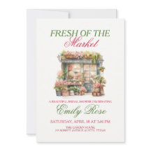 Invitation de Remise de Cadeaux de Mariée Fresh Of